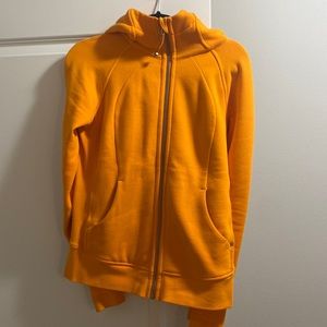 Lululemon Orange Scuba Hoodie. NEW